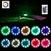 Heartbeats Cornhole Lights, LED Ring kit,16 Colors Multicolor Changing Type,Remote Control, Set of 2 pcs, Board Hole Lights, Toss Bean Bag Game Lights Backyard Board Game Lights,Tailgate Game,