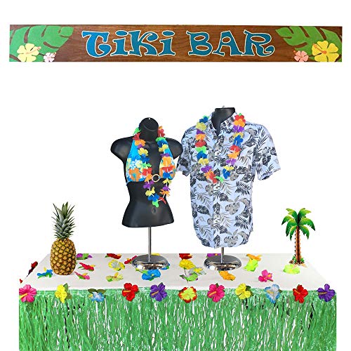 EZ-Mannequins Male and Female Mannequin Torso with Stand, Dress Form Hollow Back Body Tshirt Display, w/Metal Base for Counter Top, Craft Shows, Photos or Design, Easy to Assemble or Store, S-M Size