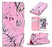 iPhone 6S Plus Case, iPhone 6 Plus Case, ArtMine Pink Tree Camo Durable Premium PU Leather Flip Folio Book Style Wallet Case Protective with Credit/ID Card Slot for Apple iPhone 6S Plus/6 Plus
