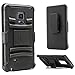 Samsung Galaxy Note Edge Case - NageBee - Samsung Galaxy Note Edge Case - NageBee - Hybrid Armor Stand Case With Holster and Locking Belt Clip for Samsung Galaxy Note Edge (Holster Stand Black)