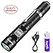 SupFire High Lumens Flashlight, Cree Led Ultra Bright Tactical Flashlight Rechargeable 18650 Battery Flashlight for Camping Emergency