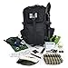 Tactical Backpack + Hydration Bladder with Emergency & Survival Gear, Military Backpack Hiking Camping Bug Out Bag Kit