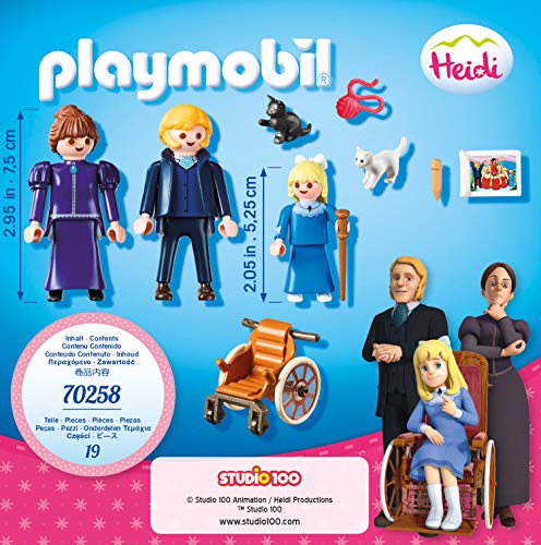 PLAYMOBIL 70258 Heidi Clara mit Vater und Fräulein Rottenmeier, – Bild 4