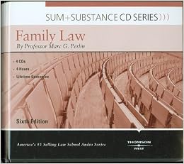 Sum and Substance Audio on Family Law