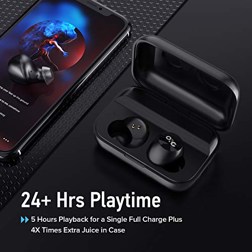 True-Wireless-Stereo-Earbuds-IPX8-Sweatproof-Bluetooth-50-Headphones-24-Hrs-Total-Playback-with-Touch-Control-Support-Single-Twin-Mode