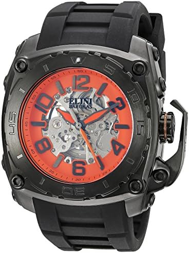 Elini Barokas Men's 'The General Prime' Automatic Stainless Steel Casual Watch (Model: ELINI-20027-BB-06)