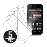 MPERO Collection 5 Pack of Clear Screen Protectors for ZTE Reef N810