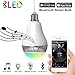 LED Light Bulb with Bluetooth Speaker- Aelite Smart Color Changing APP Remote Control Night Light Bulbs 6W