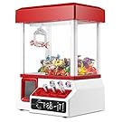 Claw Machine, Glonova Home Claw Grabber Electronic Claw Game, Carnival Crane Claw Toy Grabber Machine- Features Animation and Sounds for Exciting Pretend Play - Ages 8+