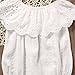 Baby Girl Romper Jumpsuit Off Shoulder Lotus Leaf Bodysuit Infant Clothes Outfit (80 (6-12M), White)