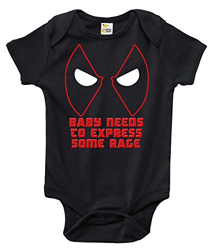 Deadpool Baby Needs To Express Some Rage One Piece Baby