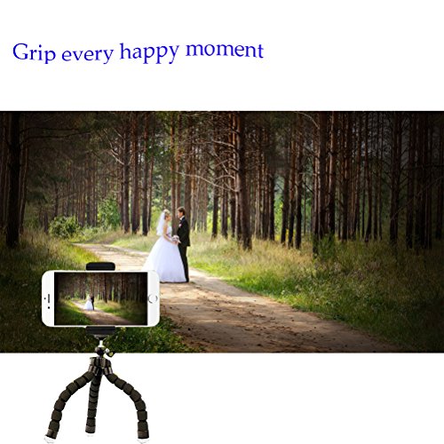 Phone-Tripod-Sellemer-Flexible-and-Adjustable-Tripod-Bluetooth-Camera-Remote-for-iPhone-X-8-7-Plus-6S-6-5s-5-SE-Galaxy-S8-S7-S6-Edge-and-Gopro-Hero-Akaso-EK7000-Action-Camera-tripod