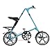 Strida LT Folding Bicycle, folds to 45x20x9″, Turquoisethumb 1