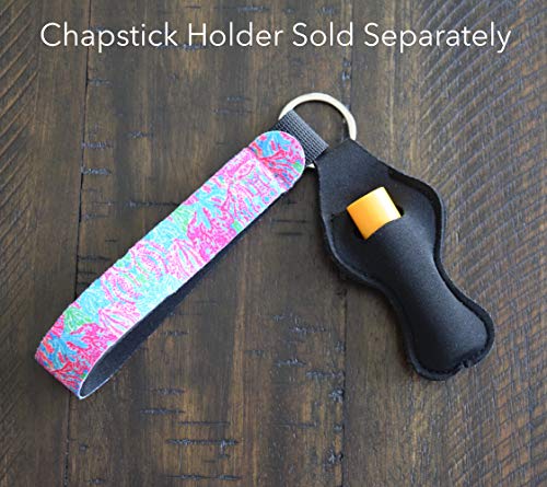 image for Zario Cool Neoprene Wristlet Keychain Lanyard 6 Pack - Neoprene Key Ch