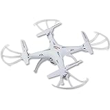 Syma X5SC-1 Drone Falcon Cuadricópteros RC (360 Grados, 4CH 6 Axis, 2.4G, 720P Cámara, LED Colorido, Fotográfica Aérea) - Blanco