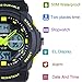 BesWLZ Multi Function Mens Military DualTime Digital Analog Chronograph Sport Wrist Watch 50M Water Resistant Waterproof for Boy Girls Child Kids Gift (Green)