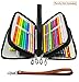 YOUSHARES PU Leather Handy Multi-layer Large Zipper Bag with Handle Strap