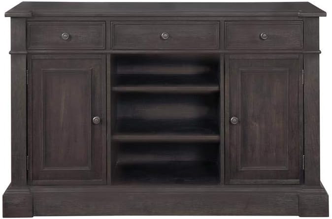 Coaster Home Furnishings Phelps 2-Door Rectangular Antique Noir Server, 39