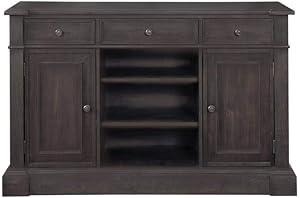 Coaster Home Furnishings Phelps 2-Door Rectangular Antique Noir Server, 39