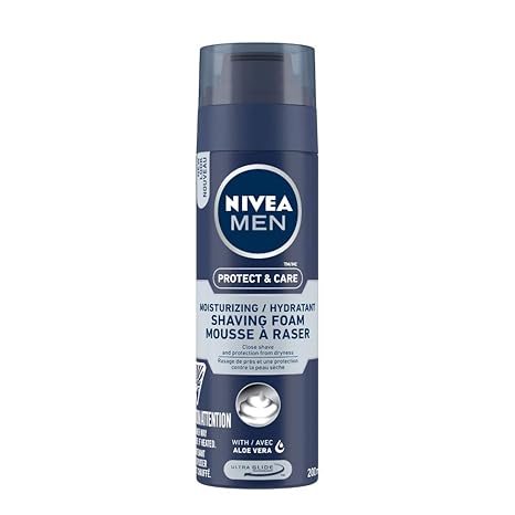 NIVEA MEN Shaving, Protect & Care Shaving Foam, 200ml