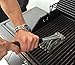 Snillingur 3 in 1 Stainless Steel Woven Mesh BBQ Grill Cleaning Scrub Brush, 18-Inch