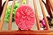Oval Shape Soap Mould Clay Craft Art Mold Mould with 3D Lotus Pattern Christmas Gift
