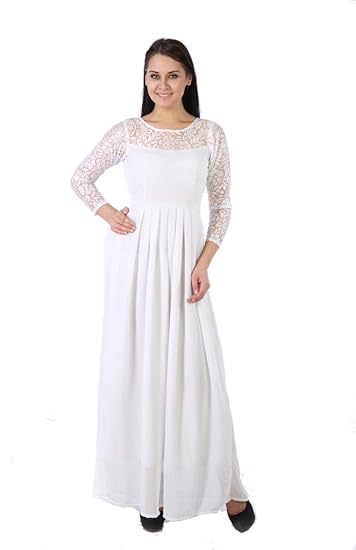 white colour dress