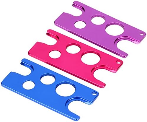 Essential Oil Key Tool, 3-Pack Essential Oil Opener for Easily Open and Remove the Roller Balls and Caps on Most Bottles(Rose Red,Lavender Purple,Sapphire Blue)