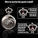 SIBOSUN Pocket Watch Steampunk Wolf Wolves Pattern Mens Chain Black Quartz Direwolf House Stark Game of Thrones