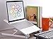 Laptop Stand – JUBOR Adjustable Laptop Stand Portable Foldable Ergonomic Desktop Stand Holder Mount for MacBook Notebook Computer PC iPad Tabletthumb 2