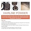 Hairline-Powder-Hair-Shadow-Hair-Root-Concealer-Instantly-Covers-and-Conceals-Receding-Hairlines-Professional-Hair-Root-Concealer-For-Makeup-for-Men-and-Women-Waterproof-Light-BrownDark-Brown Hairline Powder, Hair Shadow, Hair Root Concealer, Instantly Covers and Conceals Receding Hairlines, Professional Hair…
