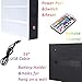 Color Changing Light Box with 100 Letters and Remote Control, LED Cinematic Light Box A4 Size with USB Cable