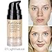 Pro Full Cover Liquid Concealer, Waterproof Smooth Matte Flawless Finish Creamy Foundation Concealer for Under Eye Dark Circles Spot Face Concealer Corrector Makeup Base (01.Light Natural 12ml)