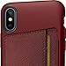 Smartish Q Card Case for iPhone - Oxblood Red