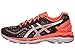 ASICS Women's Gel-Kayano 23 Track Shoe, Black/Silver/Flash Coral, 7.5 M US