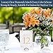 Diamond Table Number & Place Card Holders [20 Pack] Sturdy, Crystal-Clear Acrylic Table Card Stands for Party & Wedding Decorations