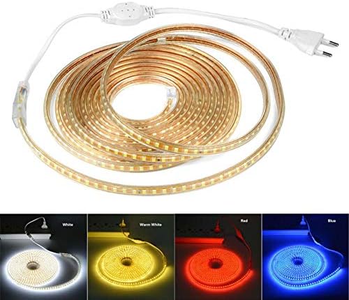 MMYYY Rope Lights 120Leds/M Super Bright Led Strip Light 2835 Ruban Tape Waterproof Home Wall Balcony Kitchen Decoration