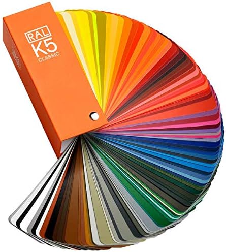 RAL K5 colour fan, two book set, satin and gloss, 215 RAL colours, 5 cm x 15 cm - Image 4