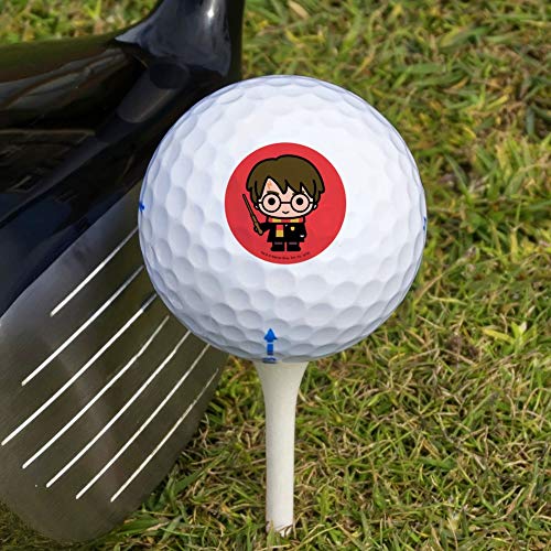 GRAPHICS & MORE Harry Potter Cute Chibi Character Novelty Golf Balls 3 Pack