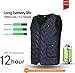 YZFDBSX Heated Vest, Heating Electric Vest USB Charging Cold-Proof Heating Clothes Washable (Battery Not Included)（L-3XL）
