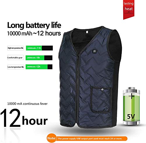 image for YZFDBSX Heated Vest， APP Intelligent Temperature Adjustment Eight He