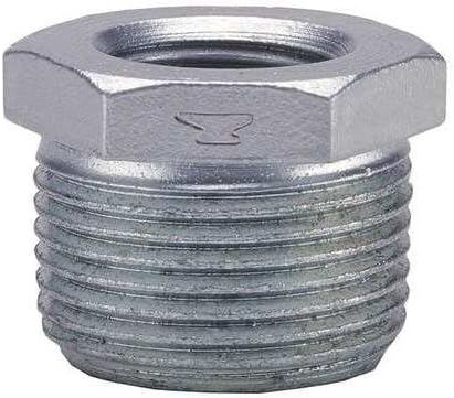 2-1/2 Inch Mnpt X 2 Inch Fnpt Galvanized Hex Bushing