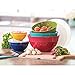 Melamine Bowls with Lids, 10-Piece Set (5 Bowls, 5 Lids), Multi Solid