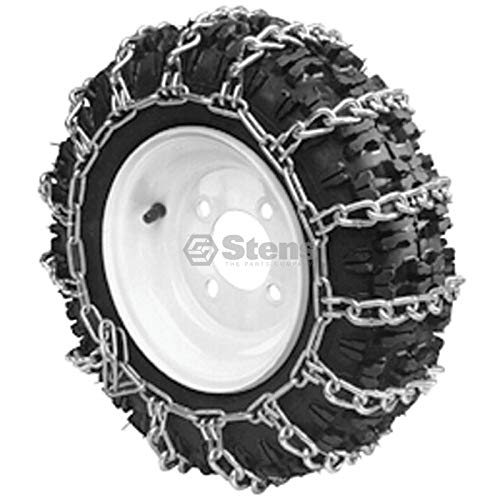 Stens 180-428 2 Link Tire Chain, Black
