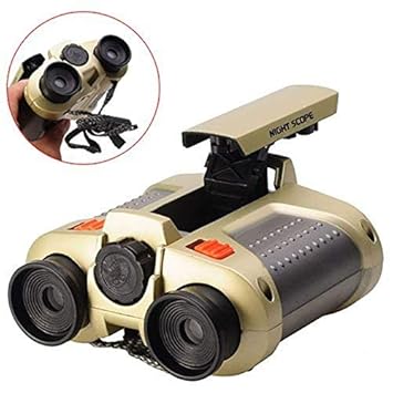CocoRio Night Vision Surveillance Scope Binocular Toy with Pop-Up Light for Kids