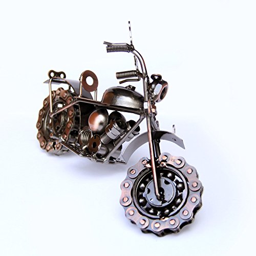 Trebisky-Collectible-Art-Sculpture-Die-Cast-Harley-Davidson-Scrap-Metal-Motorcycle-Copper-Chopper