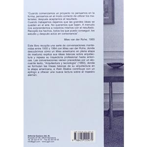 Conversaciones Con Mies Van Der Rohe (Spanish Edition)