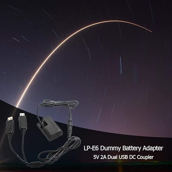 Dummy Adaptador de batería DC acoplador Adaptador de alimentación ...