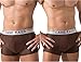 Men's Underwear, Astarin Micro Modal Mesh Low Rise Silk Sexy Trunks Underwear for Men Pack(US L, 5-Pack mesh)