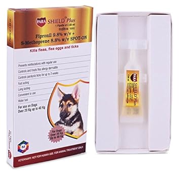 Medfly Healthcare Parashield Plus Spot on Solution for Ticks and Fleas for Dog 20-40 kg